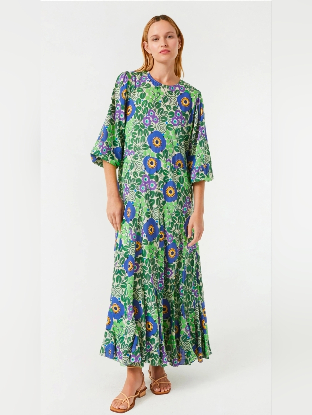 RHODE Violet Dress Wisteria Aura Blossom Size Large